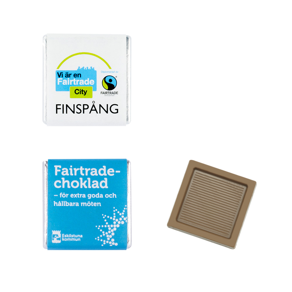 Produktbilde for Sjokoladekvadrat 5g Fairtrade & Økologisk