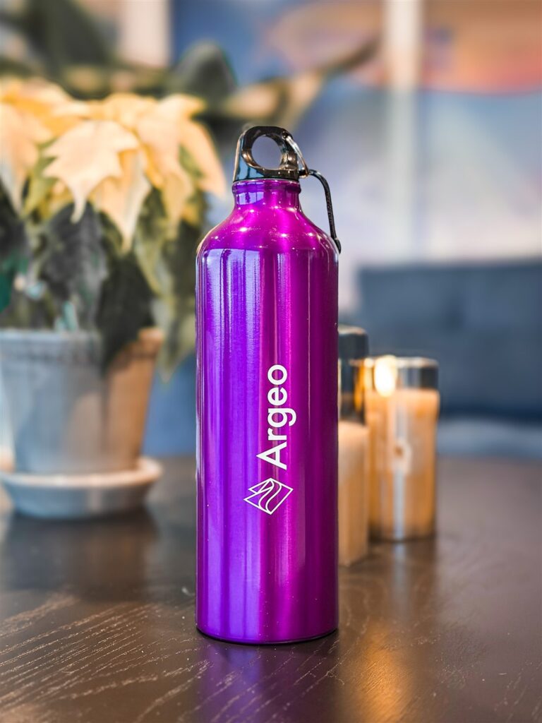 Profilprodukt med Argeo-logo – levert av Norgesprofil