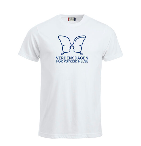 T-skjorte med Verdensdagen for psykisk helse-logo