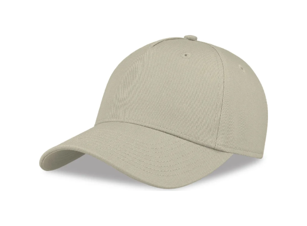 Atlantis Shot-S caps i lys beige, sett skrått forfra