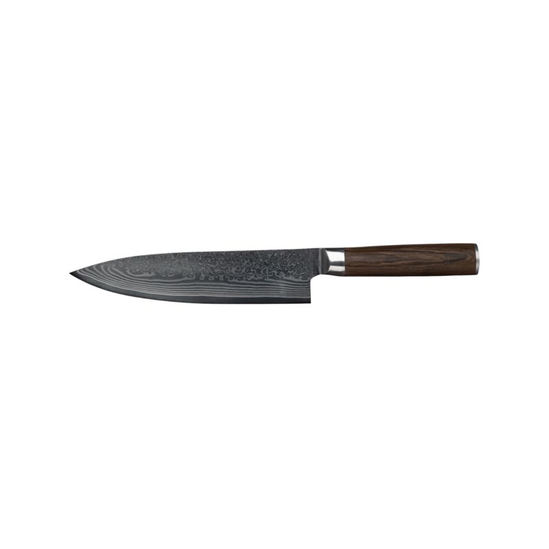 Gladkokken Damaskus kokkekniv 20 cm