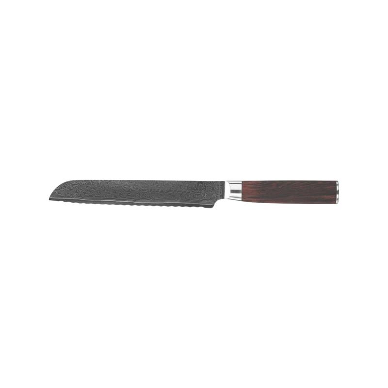 Gladkokken Damaskus brødkniv 20 cm